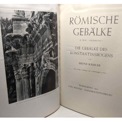 Römische gebälke - II. Teil - Lieferung 1 - Die gebälke des...