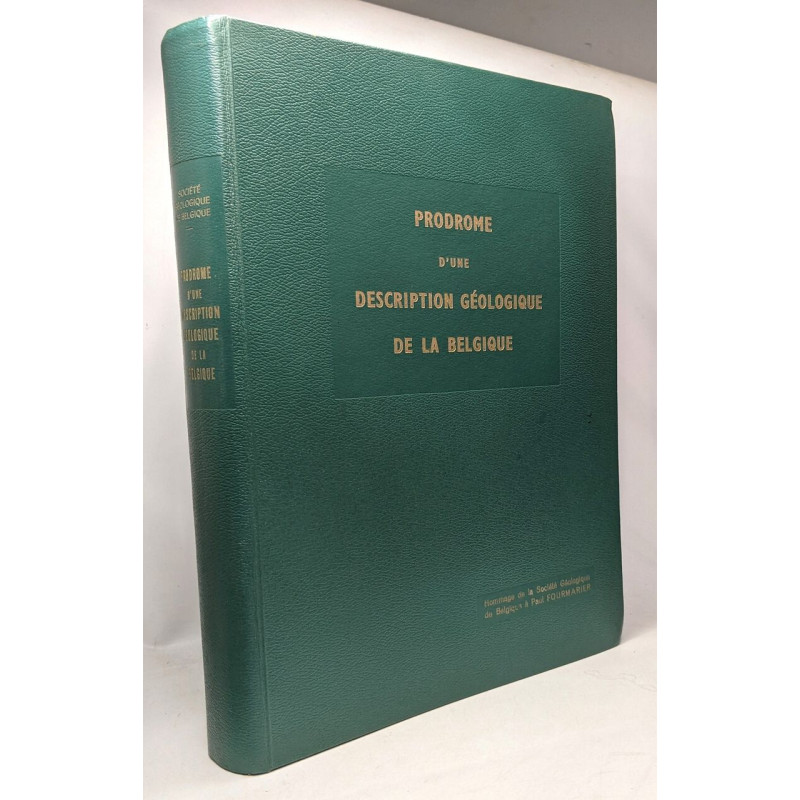 Prodrome d'une description géologique de la Belgique - société...