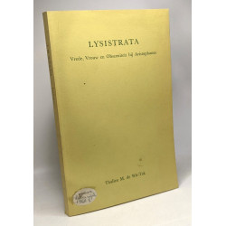 Lysistrata vrede vrouw en obsceniteit bij aristophanes - with a...