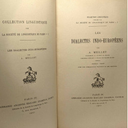 Les dialectes indo-européens - nouveau tirage avec une...