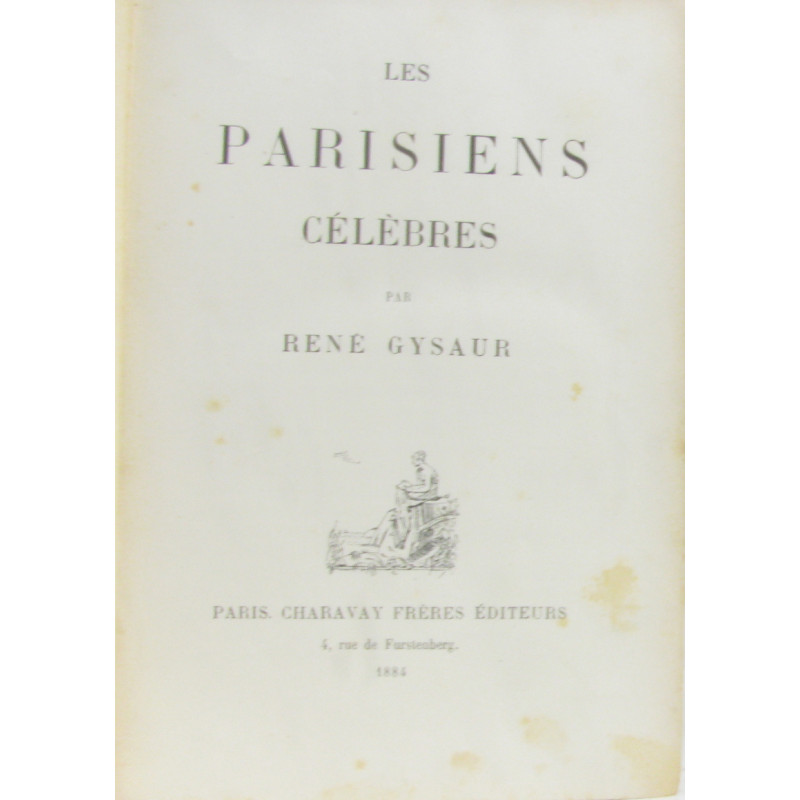 Les parisiens célèbres