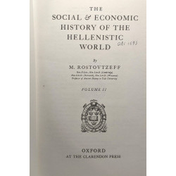 The social et economic History fo the Hellenistic World - VOLUME...