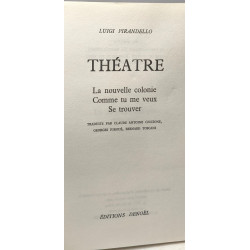 La nouvelle colonie Comme tu me veux Se trouver