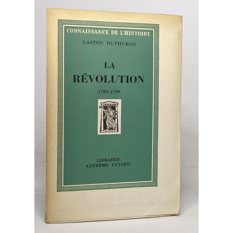 La révolution 1789-1799