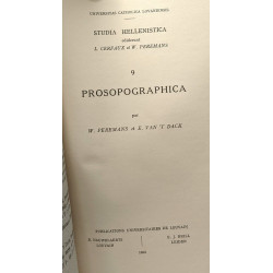 Prosopographica 9 / Studia hellenistica