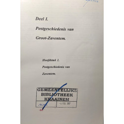 Postgeschiedenis van groot-zaventem en de nationale luchthaven