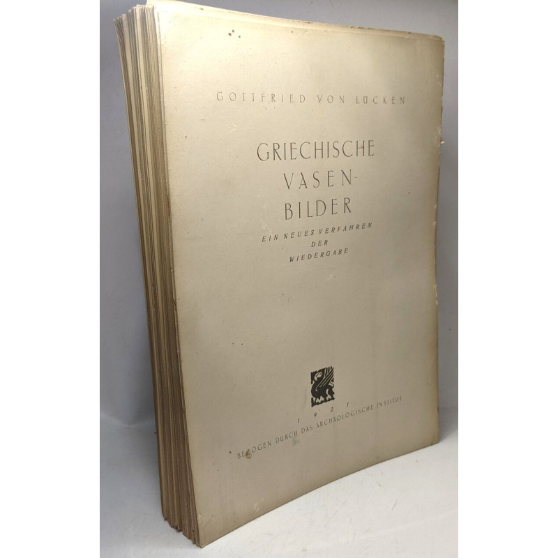 Griechische vasen bilder - ein neues verfahren der wiedergabe