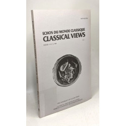 Echos du monde classique CLASSICAL VIEWS - XXXIII N.S. 9 1989 N°1