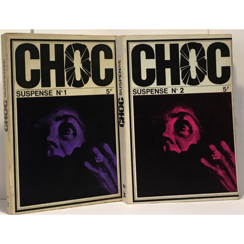Choc suspence n°1 et n°2 --- les deux première revues de 1967