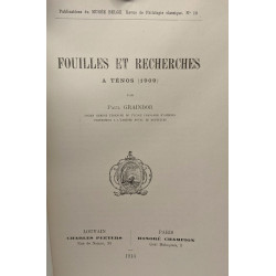 Fouilles et recherches à Ténos (1909) - Revue de Philologie...