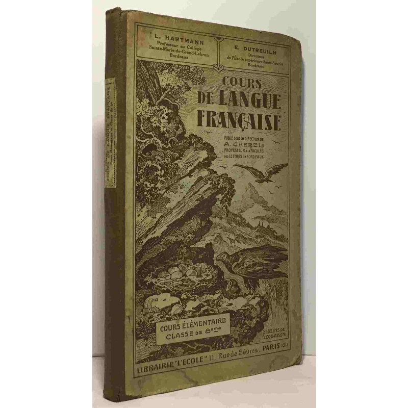 Langue française - cours élémentaire classe de 8e