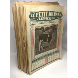 34 numéros de "Le Petit Journal Agricole" Hebdomadaire entre le 28...
