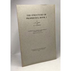 The structure of propertius book 2 - university of California...