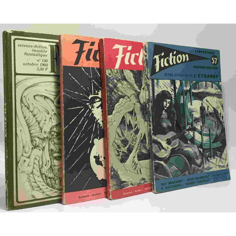 Fiction - science-fiction insolite fantastique - 4 numéros: Août...