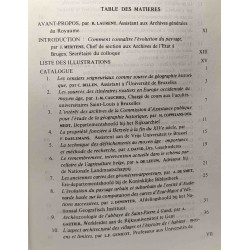 Sources de la géographie historique en Belgique - Exposition 26...