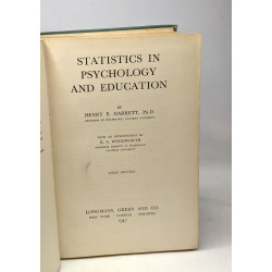 Statistics in psychology and education - third edition
