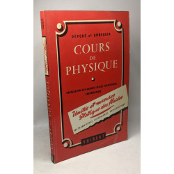 Cours de Physique - Unités et mesures statique des fluides -...