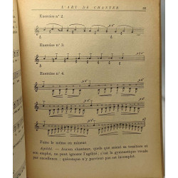 L'art de chanter --- préface d'Arthur Honegger