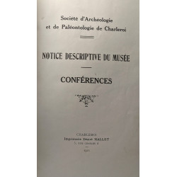Notice descriptive du musée - conférences