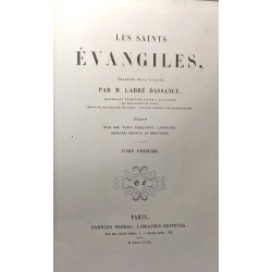 Les saints Évangiles traduits de la Vulgate. Illustrés par Tony...