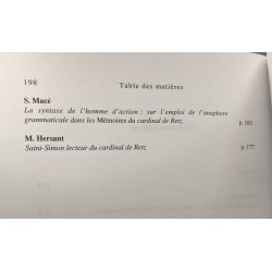 Cardinal de retz. mémoires - Littérature classique numéro 57 hiver...