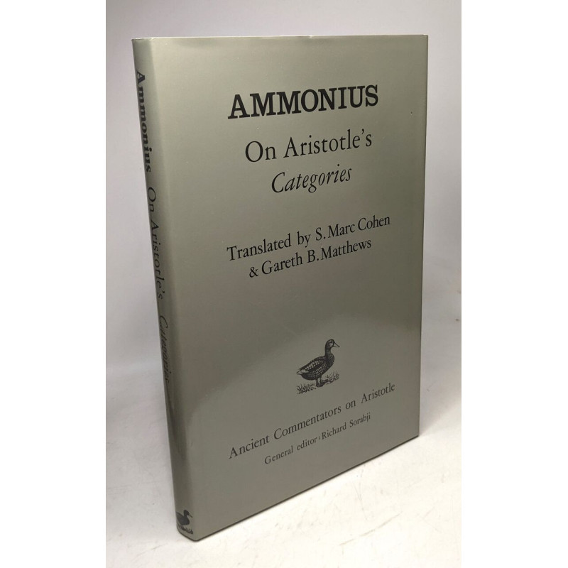 Ammonius: On Aristotle Categories (Ancient Commentators on Aristotle)