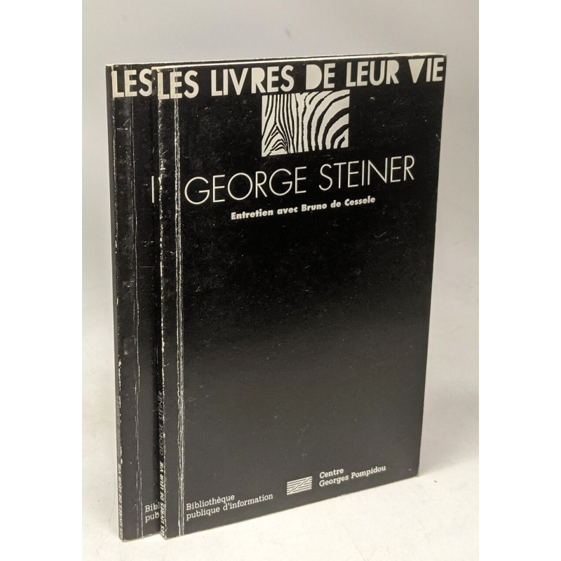 George steiner + Philippe Sollers - 2 numéros de les livres de...
