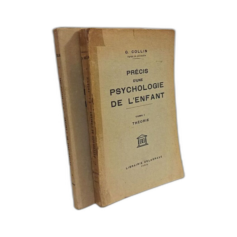 Précis d'une psychologie de l'enfant - TOME 1: Théorie (1952) +...