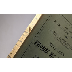 Mélanges d'Histoire des religions - 2e Ed. / Travaux de l'année...