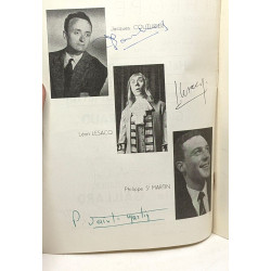Le Misanthrope - avec autographes des acteurs - réprésentation du...