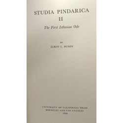I/ The Eleventh Olympian Ode + II/ The first Isthmian Ode / Studia...