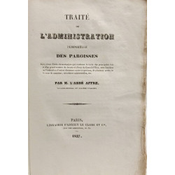 Traité de l'administration temporelle des paroisses