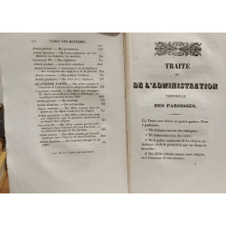 Traité de l'administration temporelle des paroisses