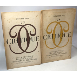 N°77-78-79-80-81-82-84-85-89 9 Volumes édités entre 1953 et...
