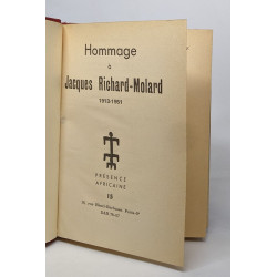 Hommage à jacques richard-molard 1913-1951
