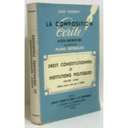La composition écrite - aide mémoire sous forme de plans détaillés...
