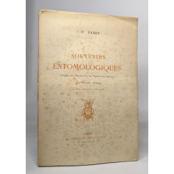 Souvenirs entomologiques - études sur l'instinct et les moeurs des...