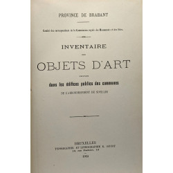 Inventaire des objets d'art existant dans les édifices publics des...