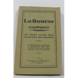 La bourse expliquée