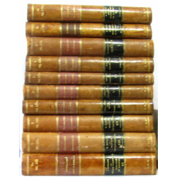 Géographie universelle 21 volumes (manque la première partie du...