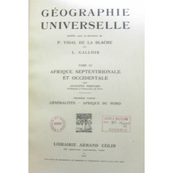 Géographie universelle 21 volumes (manque la première partie du...