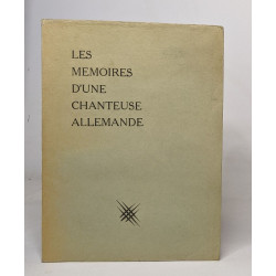 Les mémoires d'une chanteuse allemande