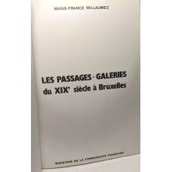 Les passages - galeries du XIXe siècle à Bruxelles