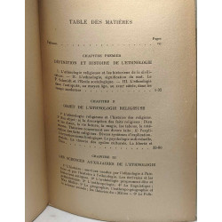 L'éthnologie religieuse - introduction à l'étude comparée des...