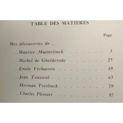 Mes découvertes