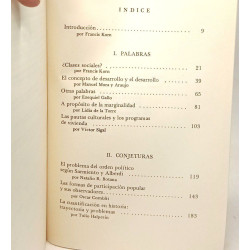 Ciencias sociales: palabras y conjeturas. Natalio R. Botana /...