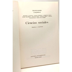 Ciencias sociales: palabras y conjeturas. Natalio R. Botana /...