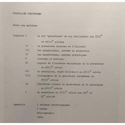 La faïence e Delft + La porcelaine européenne du XVIIIe siècle +...