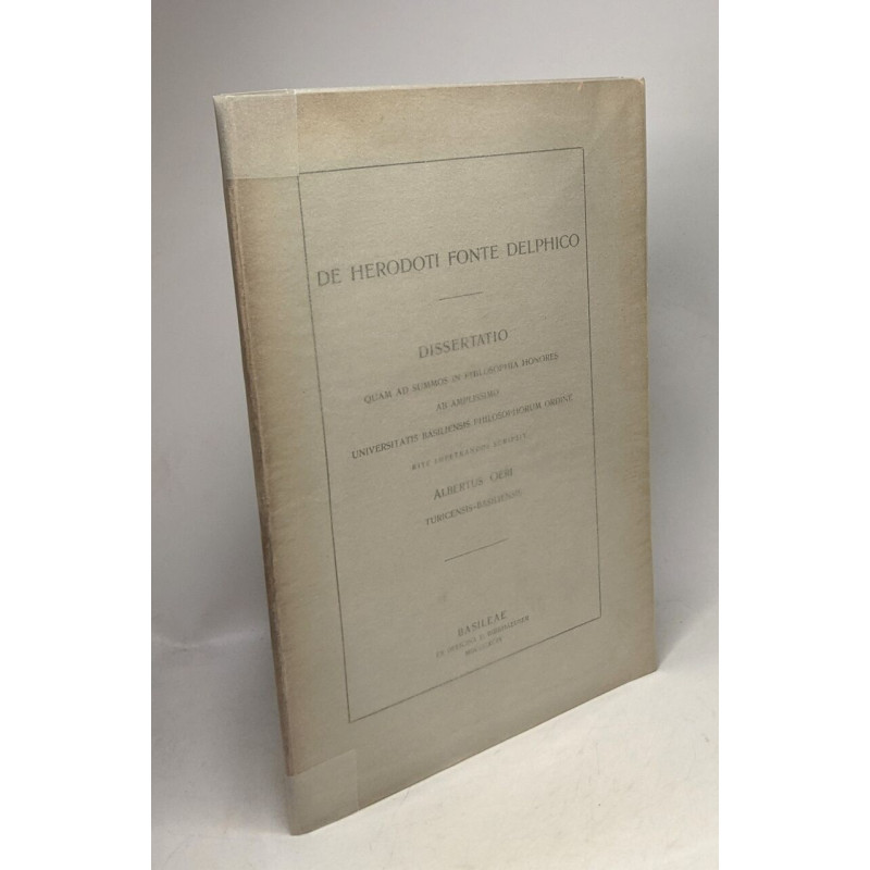 De Herodoti fonte Delphico - Dissertatio