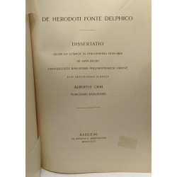 De Herodoti fonte Delphico - Dissertatio